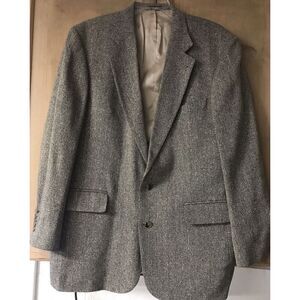 Holbrook Suit Jacket 44L 100% Silk‎ Tweed